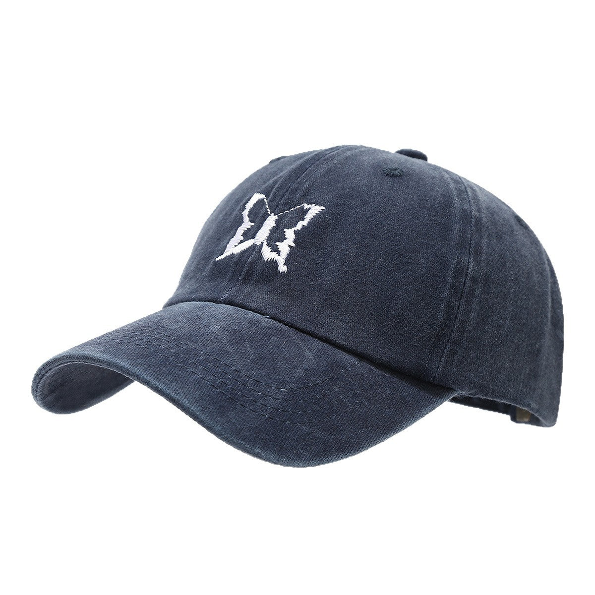 Amira Butterfly Embroidered Cotton Baseball Cap