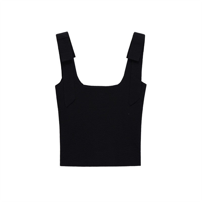 Luretta Retro Bowknot Crop Top