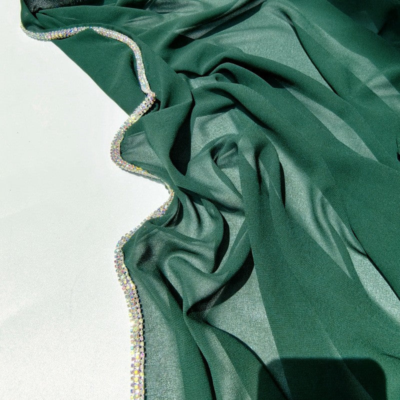 Lureva Diamond Chiffon Lightweight Scarf