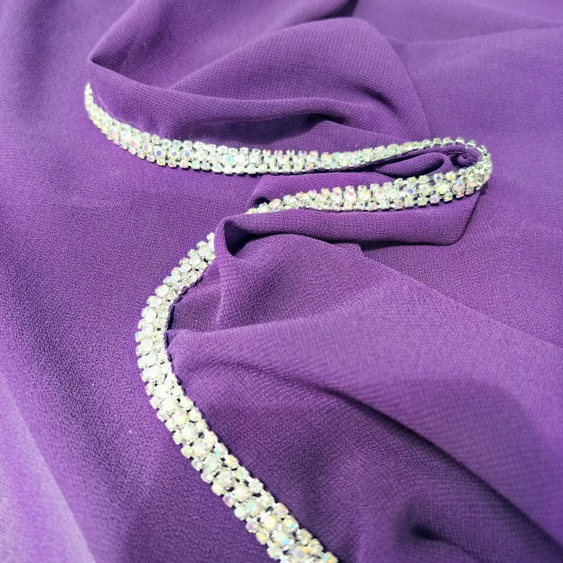 Lureva Diamond Chiffon Lightweight Scarf
