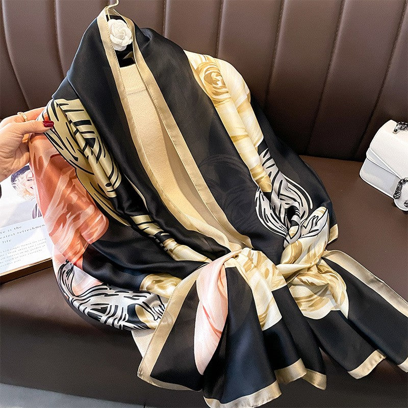 Lysora Floral Rayon Sunscreen Scarf