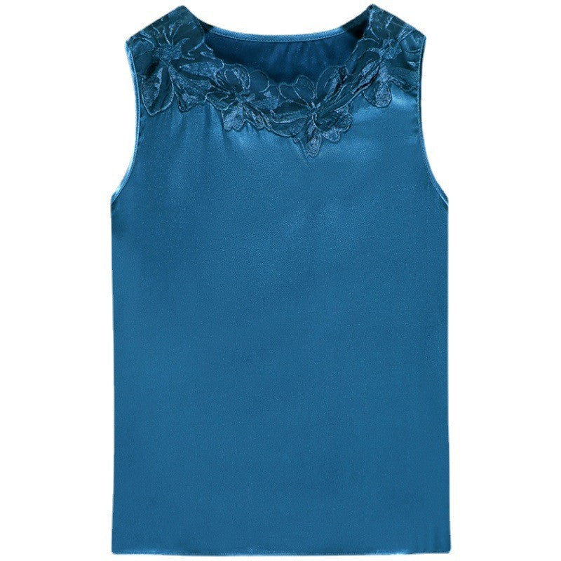Nivora Satin Lace V-Neck Cami Vest