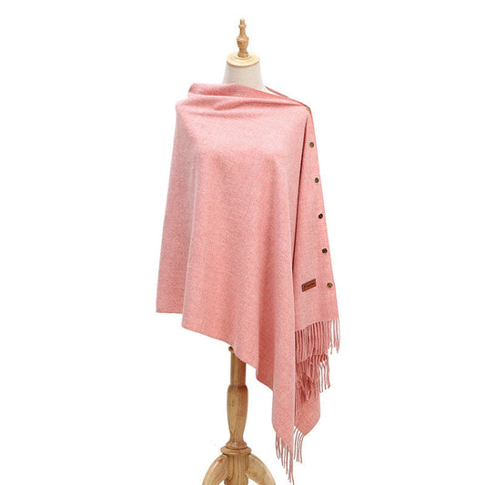 Velisse Tassel Cashmere-Like Winter Shawl