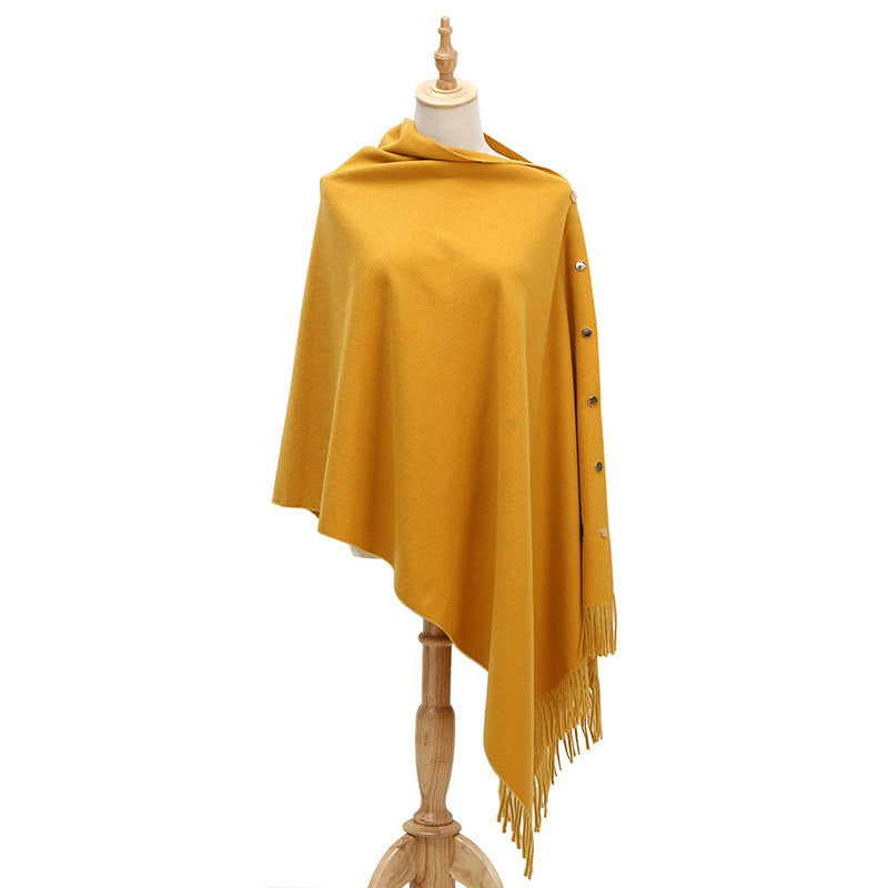 Velisse Tassel Cashmere-Like Winter Shawl