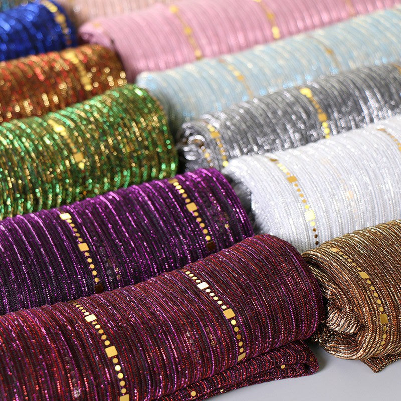 Veyora Sequined Silk Blend Scarf