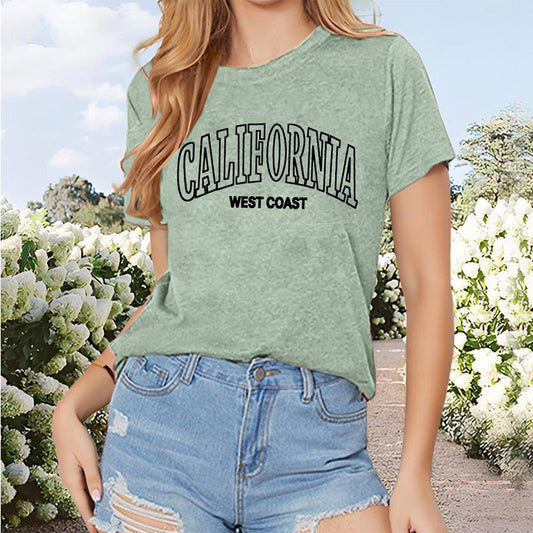 Galifornia Graphic Round Neck Summer Tee