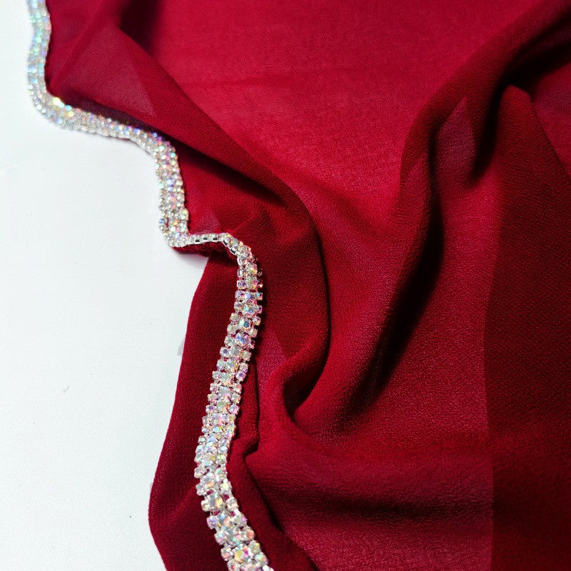 Lureva Diamond Chiffon Lightweight Scarf