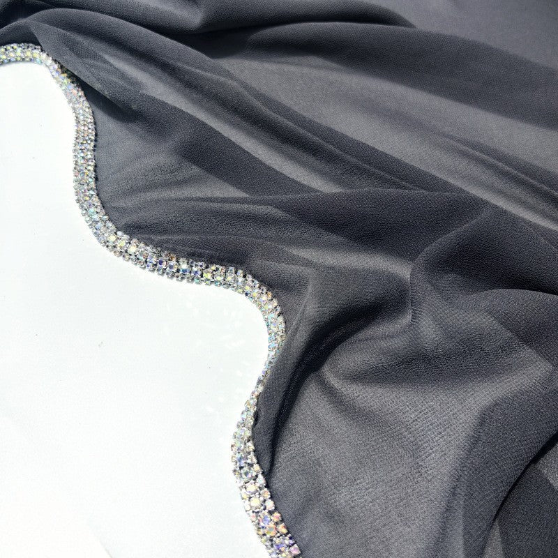 Lureva Diamond Chiffon Lightweight Scarf