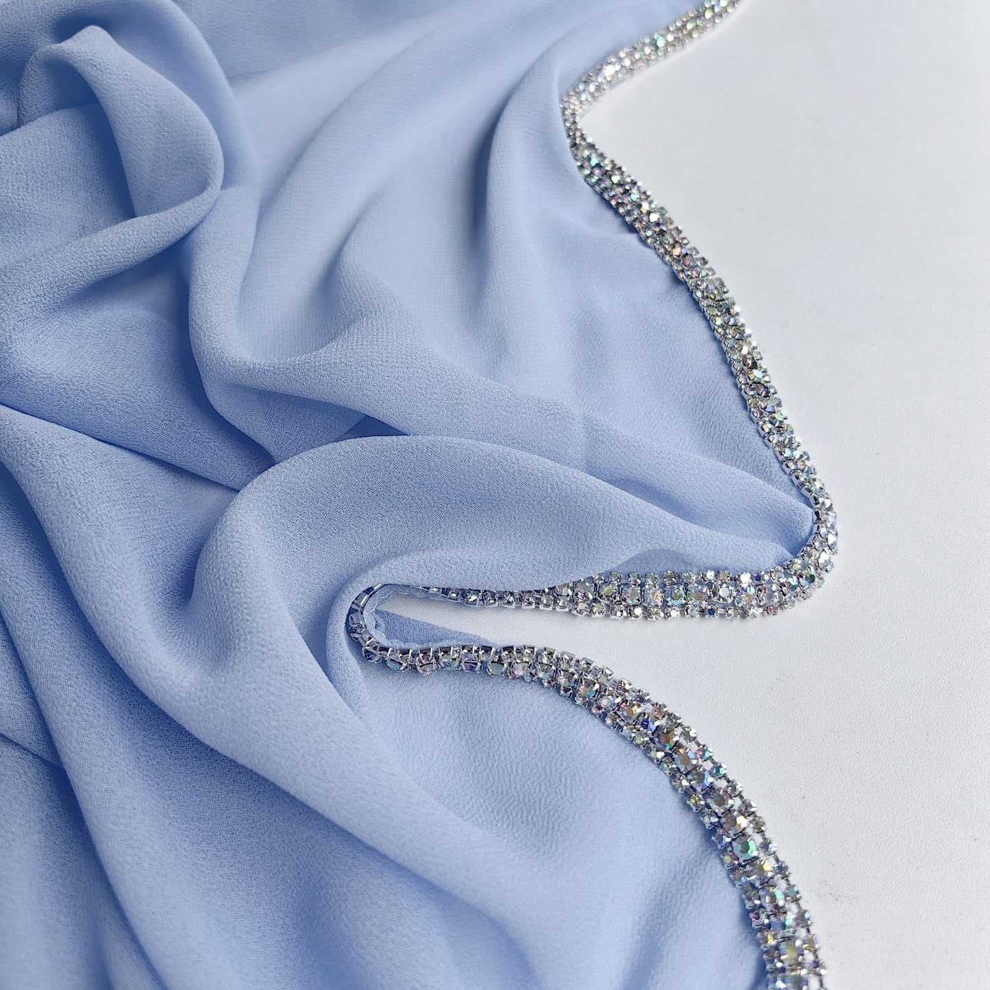 Lureva Diamond Chiffon Lightweight Scarf