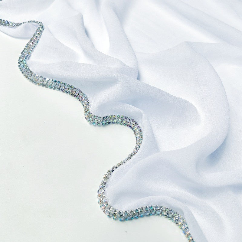 Lureva Diamond Chiffon Lightweight Scarf