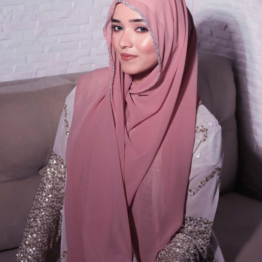Lureva Diamond Chiffon Lightweight Scarf