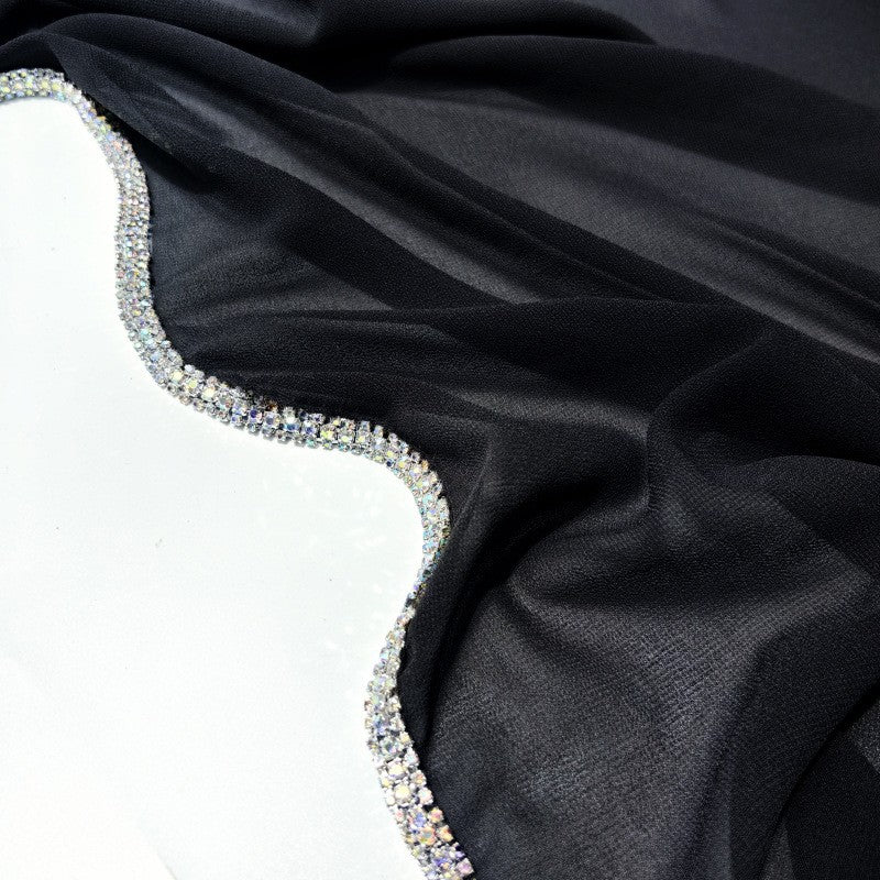 Lureva Diamond Chiffon Lightweight Scarf