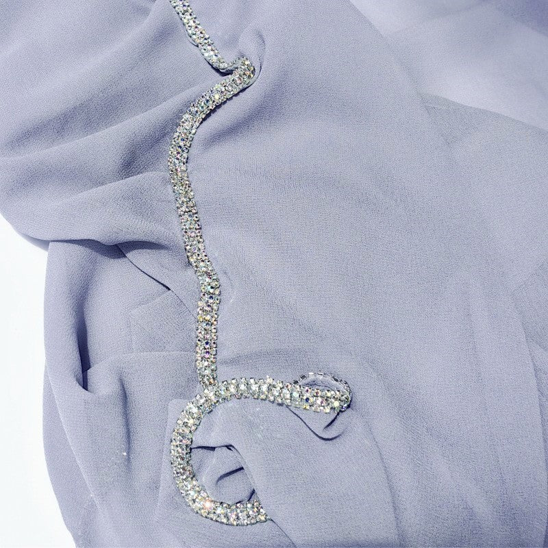 Lureva Diamond Chiffon Lightweight Scarf