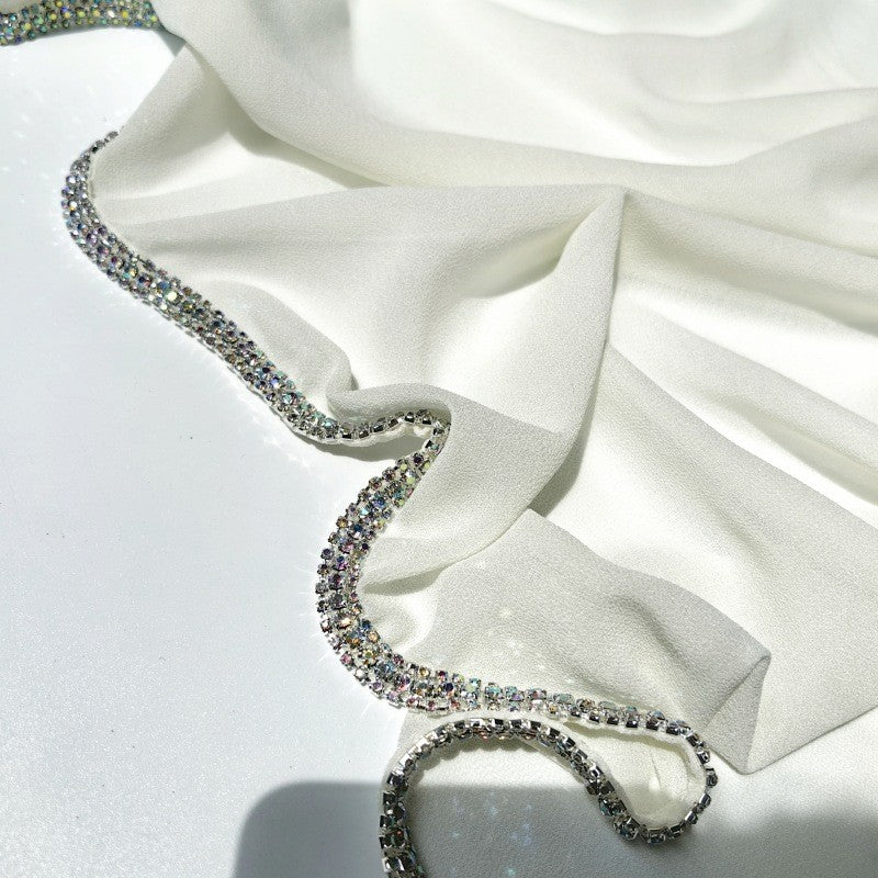 Lureva Diamond Chiffon Lightweight Scarf