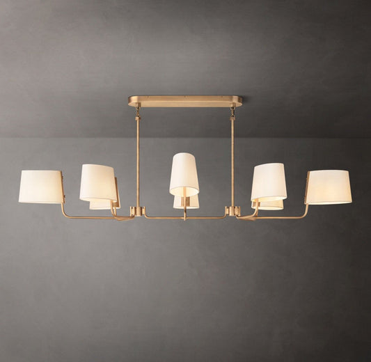 Martineau Linear Brass Chandelier